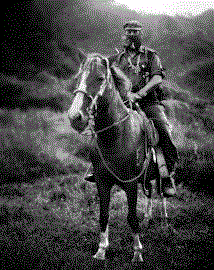 Subcomandante Marcos, the spokesman of the Ejército Zapatista de Liberación Nacional, striking a pose, smoking a pipe atop a horse in Chiapas, Mexico, by Jose Villa, licensed under CC BY-SA 3.0. Subcomandante Marcos, the spokesman of the Ejército Zapatista de Liberación Nacional, striking a pose, smoking a pipe atop a horse in Chiapas, Mexico, by Jose Villa, licensed under CC BY-SA 3.0.